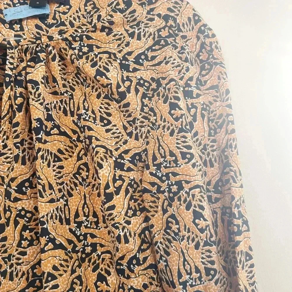 J.crew‎ giraffe printed blouse 6